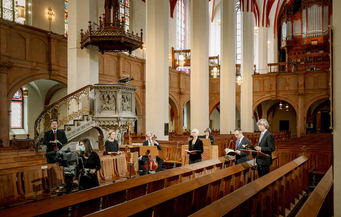 Streaming der "Johannes-Passion" von J. S. Bach aus der Leipziger Thomaskirche am Karfreitag 2020