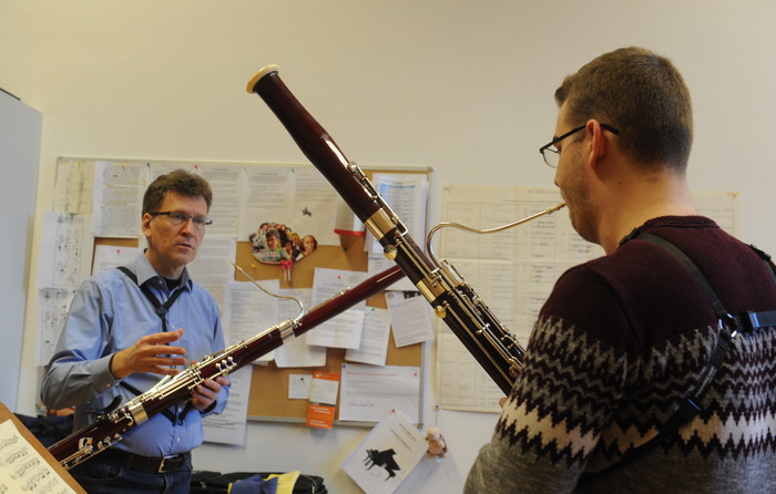 Unterricht mit Professor Dag Jensen an der Hochschule für Musik und Theater München